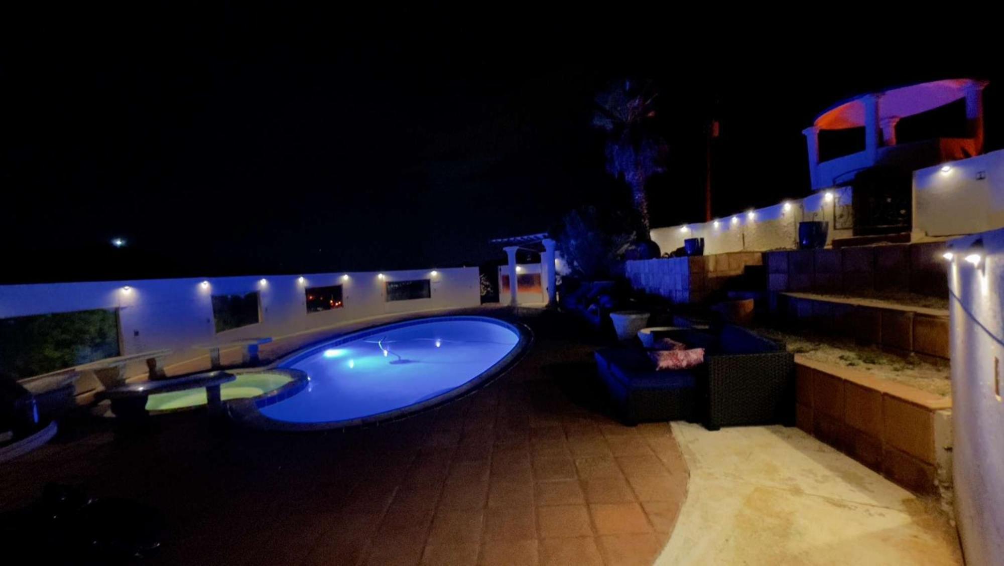 Private Home On 10 Acres - Heated Salt Pool & Jacuzzi, Mountain & City Views, Horseshoes, Basketball, Bbq, Golf Putting, Foosball, Croquet, Bose Stereo, White Cotton Bedding - Hilltop Hacienda, Pool Heat Optional Jamul Exterior foto